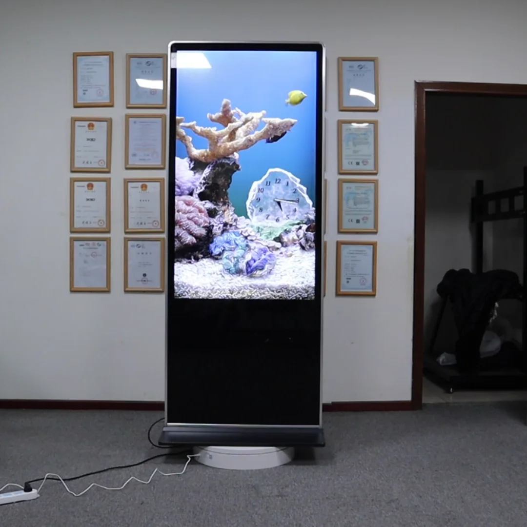 49 50 55 65 Inches HD LCD Digital Signage Advertising Touch Screen Market Gate Guide Android Media Player - Image 3