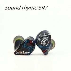 Soundrhyme SR7 1DD+6BA Hybrid HiFi Audiophile In-ear Earphones IEMs Studio Bass Monitor Earphones Earbuds