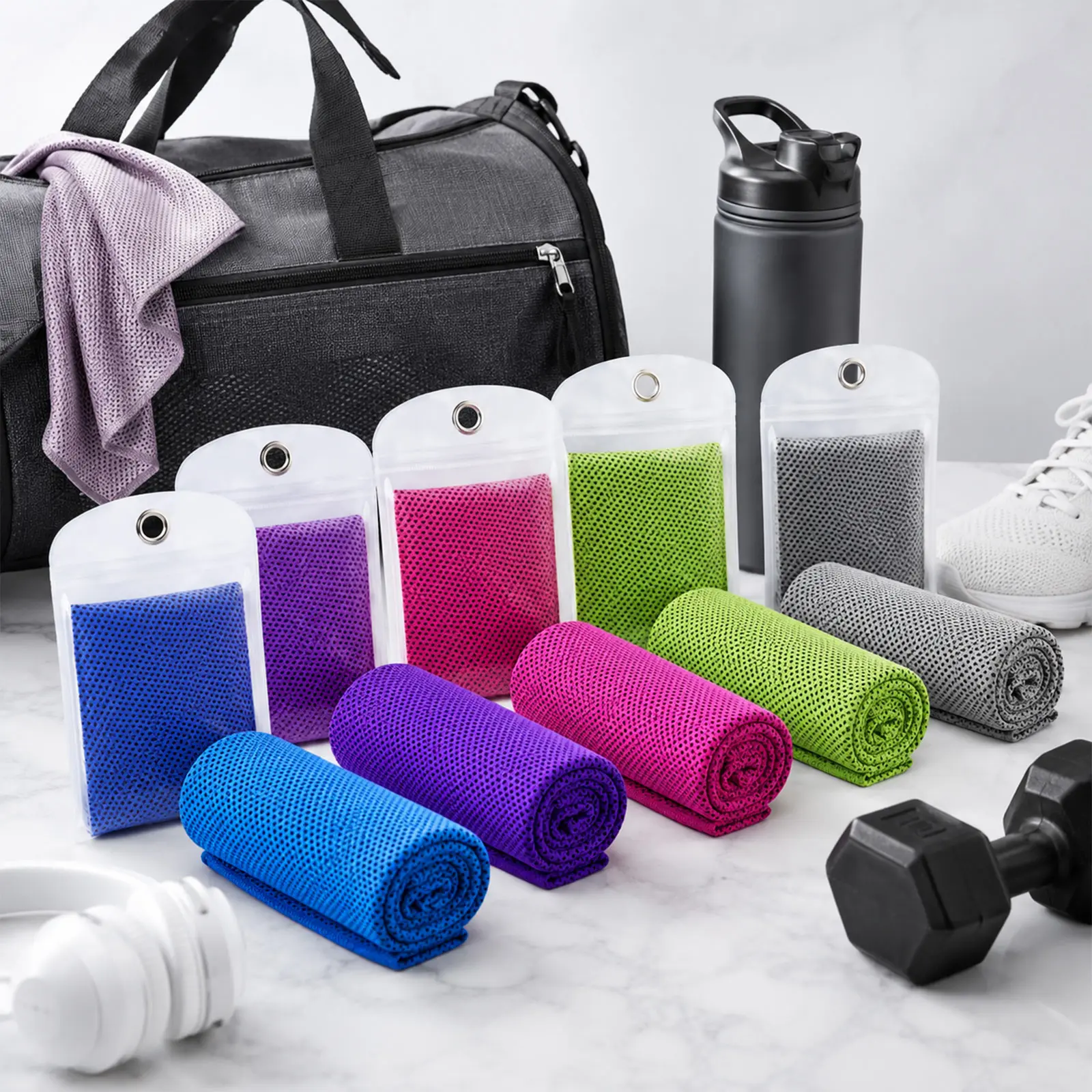Summer Outdoor Microfiber Towel For Neck And Face Cloth Quick Drying Towels Cooling Ice Towel for Fitness Sports - Image 2