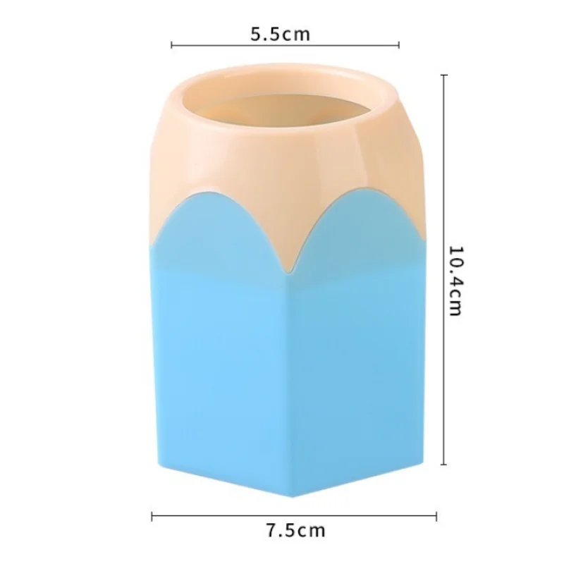Storage Pen Holder Student Learning Office Stationery Storage Desktop Pencil Holder Pen Pot Makeup Brush Storage Bucket - Image 6