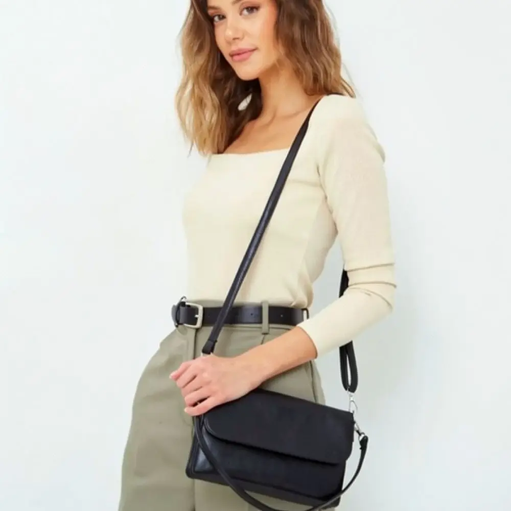 Elegant Women Shoulder Bag 2026 New Style Multi Compartment Handbags Soft PU Leather Crossbody Daily Travel Purse - Image 5