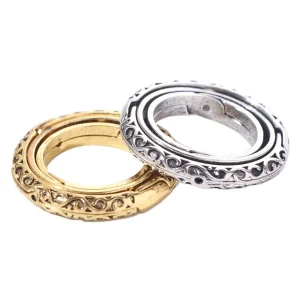 Retro Style Astronomical Ball Ring Universe Sphere Rotating Planet Metamorphic Cosmic Ring Complex Reversed Astronomy Ball Rings