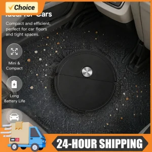 3 In 1 Intelligent Cleaning Robot Easy To Use Multi Function Sweeping Cleaners Compact Car Robot Vacuum for Car&Home Cleanings