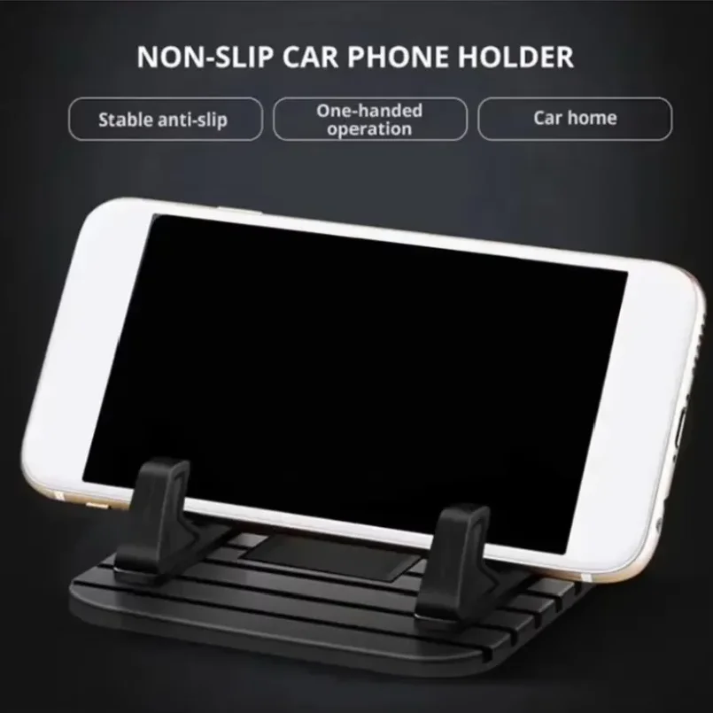 Non-slip Car Phone Holder GPS Navigation Bracket Desktoop Phone Stand For iPhone Samsung Xiaomi Android Smart Phones