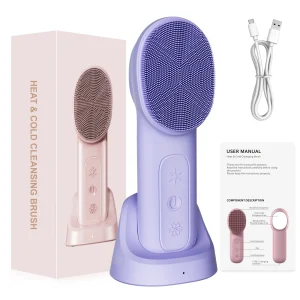 Dual Modes Electric Facial Cleansing Brush - Deep Pore Cleanser Face Massager Eye Care IPX Waterproof USB Rechargeable