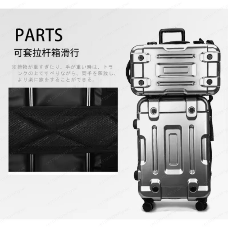 Fashion Backpack Men's Travel Computer Backpack Trend Ins Lightweight Large Capacity Fitness Cycling Locomotive Backpack - Image 3