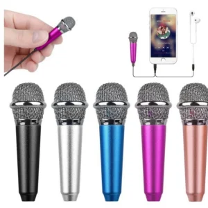 Handheld Mic Portable Mini 3.5mm Stereo Studio Speech Mic Audio Microphone For the Smart mobile Phone Desktop Accessories