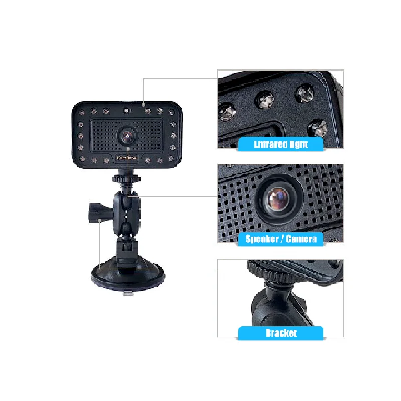 Caredrive DSM Driver Fatigue Alert Real-Time Bus Fleet Safety Monitoring System Electronics Gadget Sleep Alarm Artificial Sensor - Image 2