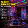 LED Starry Galaxy Projector Light RGB Smart Remote Control Star Aurora Lamp KTV USB Powered Auto Rotating for Home Bedroom Decor