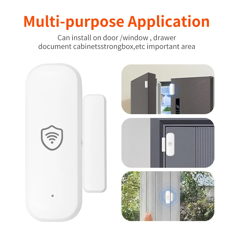 YFK Zigbee Door And Window Sensor for Tuya Smart Home Open/Closed Security Alarm Detector Compatible with Smart Life Products - Image 3