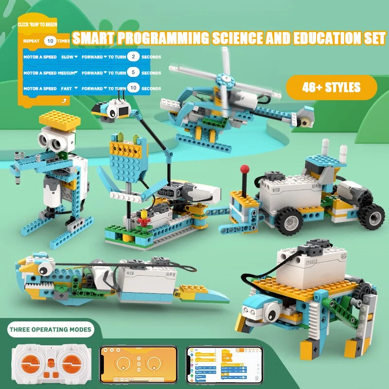 STEM Educational Building Block Set Programmable Robot Kit High-Tech Brick Steam Puzzle Assembly for Kids Early Science Learning - Image 5