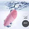 Facial Cleansing Brush Sonic Vibration Mini Face Cleaner Silicone Deep Pore Cleaning Electric Waterproof Massage D153