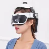 Electric Head Massager with Air Pressure and Vibration, Intelligent Massage Helmet, Heat Compress, for Neck Ache Relief