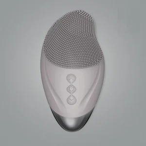 Soft Silicone Facial Cleansing Brush Deep Cleaning Gentle Bristles Face Scrubber Waterproof Design Vibrating Cleansing Brush
