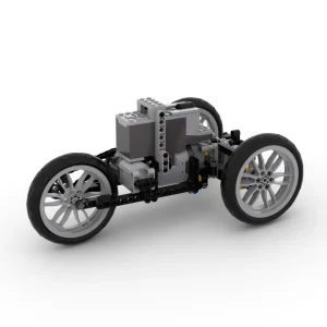MOC STEM Technological Building Blocks Tricycle Model Science Toys For Student Antistress Assembly Bricks Teaching Aid Kit