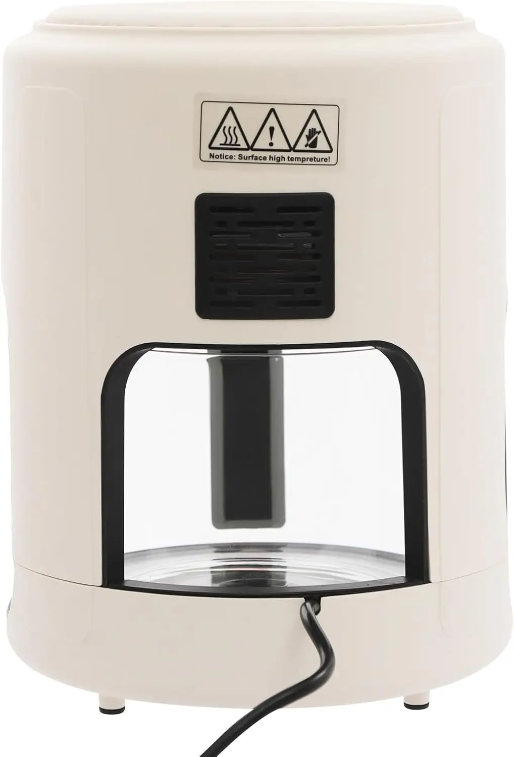 3.81Qt Air Fryer, Portable Glass Air Fryer Compact Smart Air Fryer Oven 8 Preset Modes with Digital Display Fast Preheat for Home Kitchens, Restaurants, Family Gatherings, Outdoor Picnics (White) - Image 6