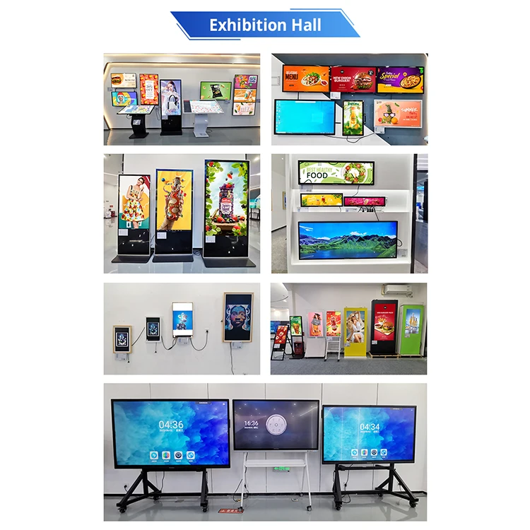 55inch Indoor Floor Stand Android Digital Marketing Full Screen Portable Lcd Advertising Display Digital Signage - Image 5