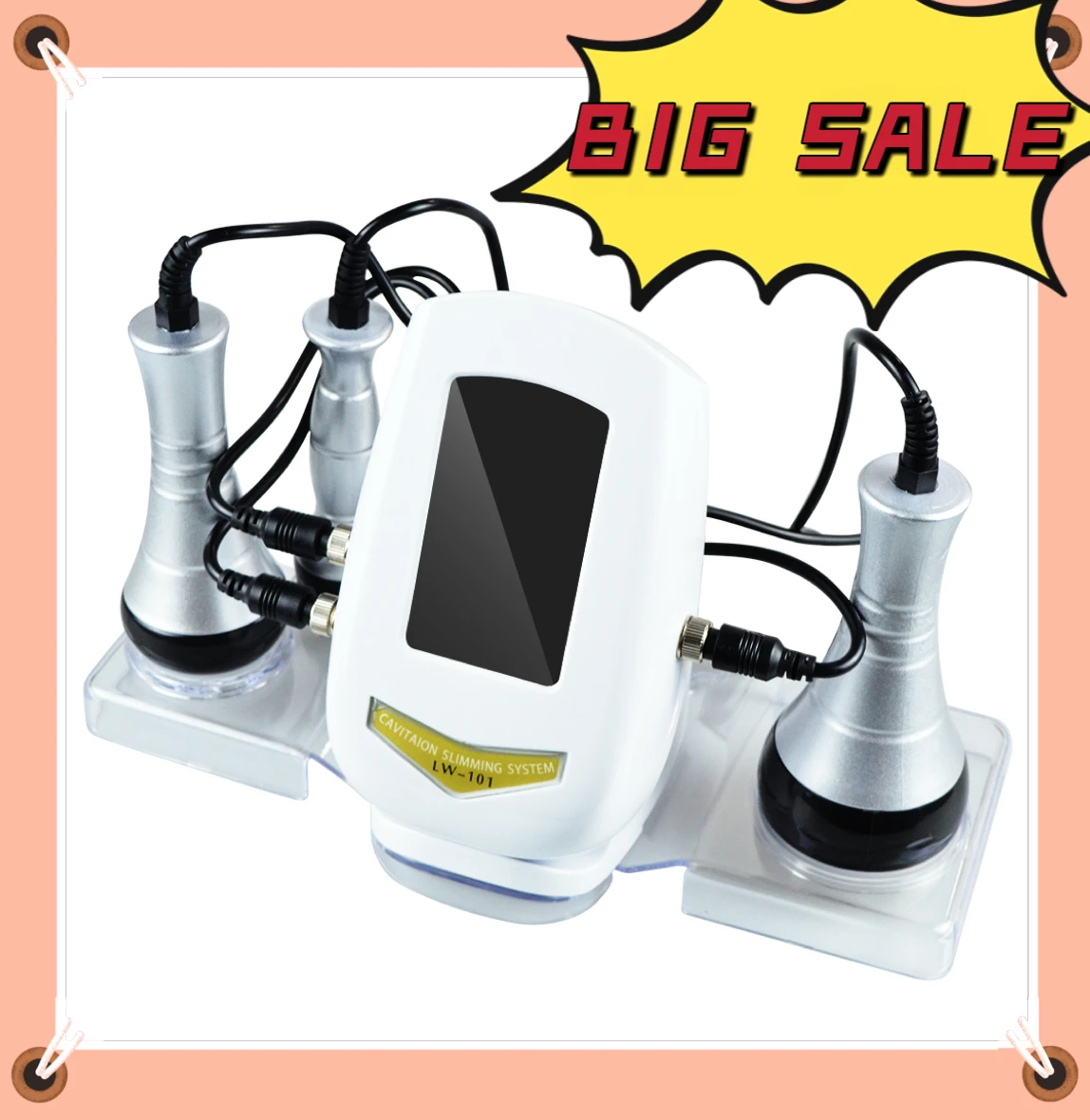 Sentidos 3 In 1 40K Ultrasonic Cavitation Machine Body Slimming Weight Loss Facial Skin Tightening And Lifting