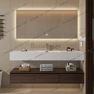 Light Luxury Bathroom Cabinet Organizer Storage Vanity Skincare Bathroom Cabinet Partitions Modern Gabinete Trendy Furniture