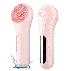 Sonic Waterproof Facial Cleansing Brush Rechargeable Scrubber Exfoliating Vibrating Deep Clean Face Cleaner Skin Care Tool
