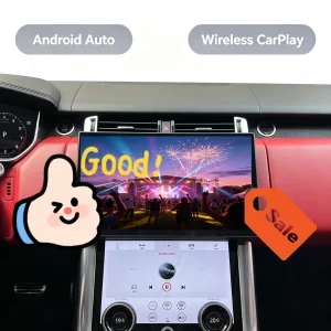 For Land Rover Sport L494 Vogue L4052013-2022 13.3" CarPlay Android14 Screen Smart Navigation Supports Keep OEM Menu Compatible