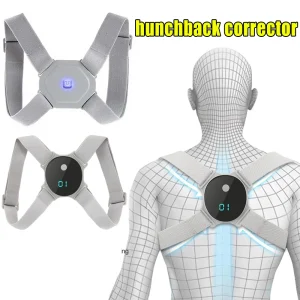 Adjustable Posture Corrector Smart Back Brace Vibration Reminder Invisible Shoulder Support For Neck Pain Relief Adult Kid