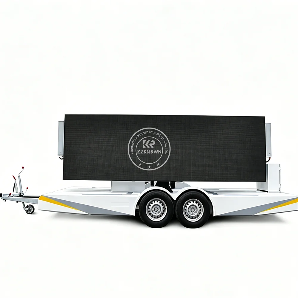 Portable Mobile LED Advertising Trailer Digital Signage Billboard Trailer For Commercial Branding And Outdoor Marketing Use - Image 2