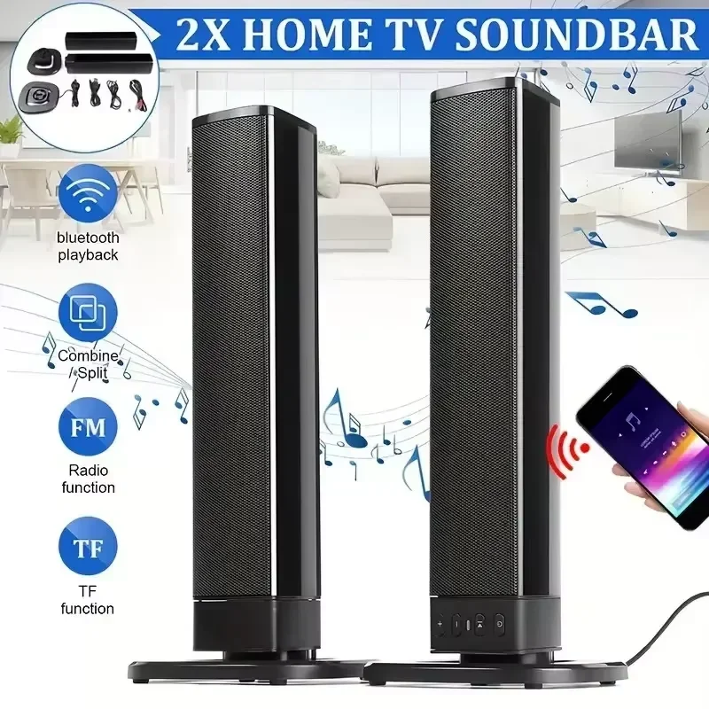 BS-36 Super Power Sound Blaster Wireless Bluetooth Speaker Surround Stereo Home Theater Subwoofer for TV And Projector - Image 4