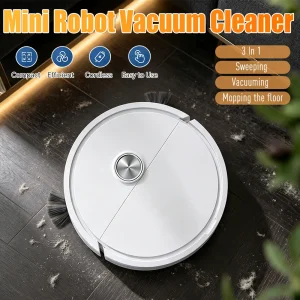 3 In 1 Multi Function Sweeping Cleaners Automatic Obstacle Avoidance Compact Car Robot Vacuum Easy To Use for Car&Home Cleanings