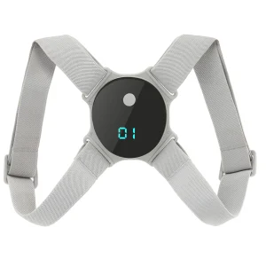 USB Rechargeable Posture Corrector Smart Back Shoulder Trainer with Vibration Alerts, Adjustable Straps Lightweight Comfortable