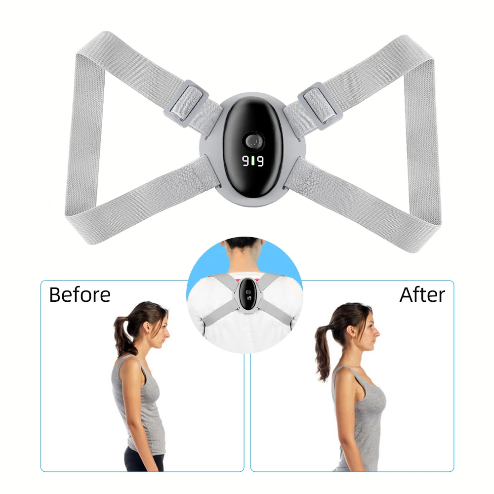 Ready to Ship Adjustable Smart Back Brace Spinal Support Posture Corrector Belt Posture Corrector Device for Men and Women - Image 3