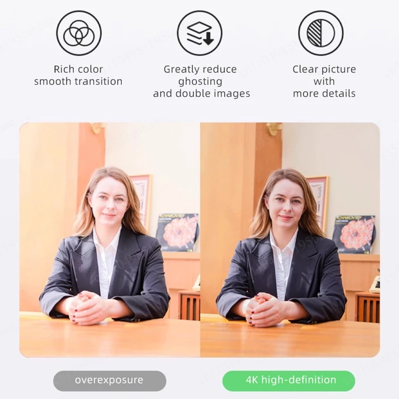 48MP PTZ dual-axis tracking live streaming camera, 4K beauty screen, computervideoconferencing,online courses, AI remote control - Image 4