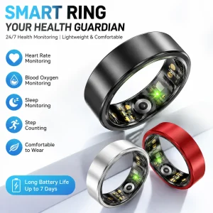 Smart Health Ring Sleep Tracker Fitness Monitor Heart Rate Activity Tracking Wellness Wearable smartring for Men Women R12