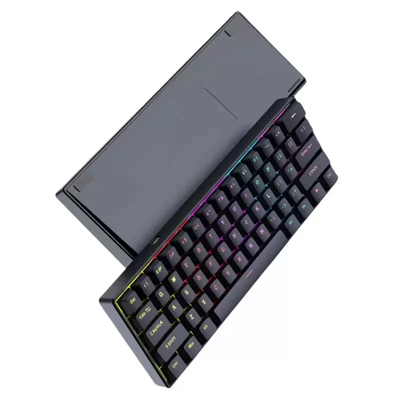 2026 New USB Gaming Mechanical Mini Keyboard Red Switch RGB Backlit 61 Keys Wired Feel for Game/Office - Image 6