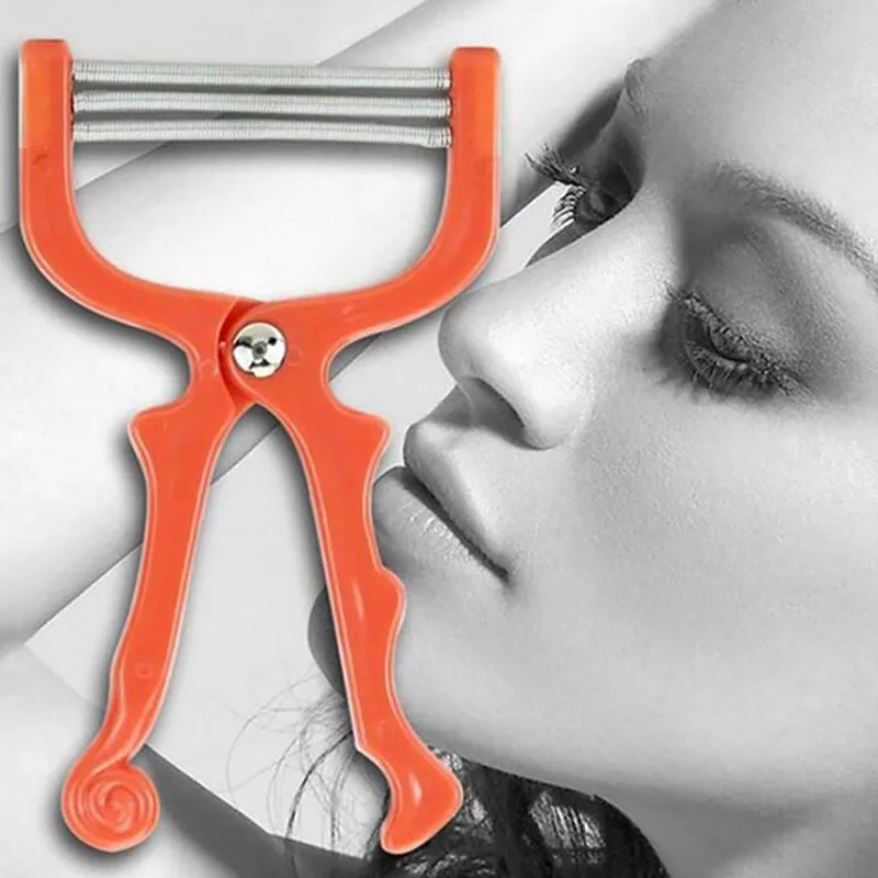 1Pc Women Facial Hair Remover Manual Spring Epilator For Ladies Face Neck Hair Removal Tools Beauty Health Care Tools 15*9cm - Image 5