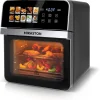 Air Fryer Toaster Oven Combo 10QT, 10 Presets, Family Size Compact Oven for Roasting Whole Chicken/Double Cooking, Stainless Ste