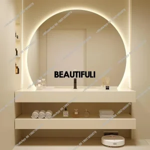 Discount Modern Toilet Bathroom Cabinet Organizer Vanity Accessories Perfume Cupboard Skincare Space Saver Gabinete Trendy Furni