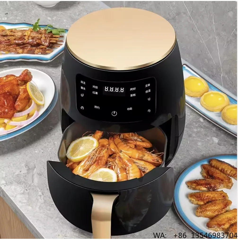 6L Capacity Home Commercial Automatic Air Fryer Digital Multifunctional Oil Free Electric Fryer - Image 4