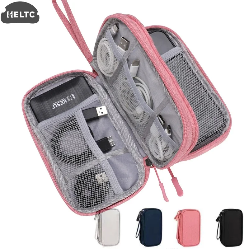 1pc Data Packet Portable Travel Portable Digital Product Storage Bag USB Data Cable Manager Earphones Mobile Power Storage Bag