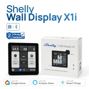 Shelly Wall Display X1i Smart Home Control Panel With A 4 Color Touchscreen A Quad Core Processor Suitable For Home Office Us
