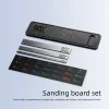 Ray Carbon Fiber Sandpaper for Model Making Sanding Board Set Waterproof Sticker Kits Hobby DIY Tool