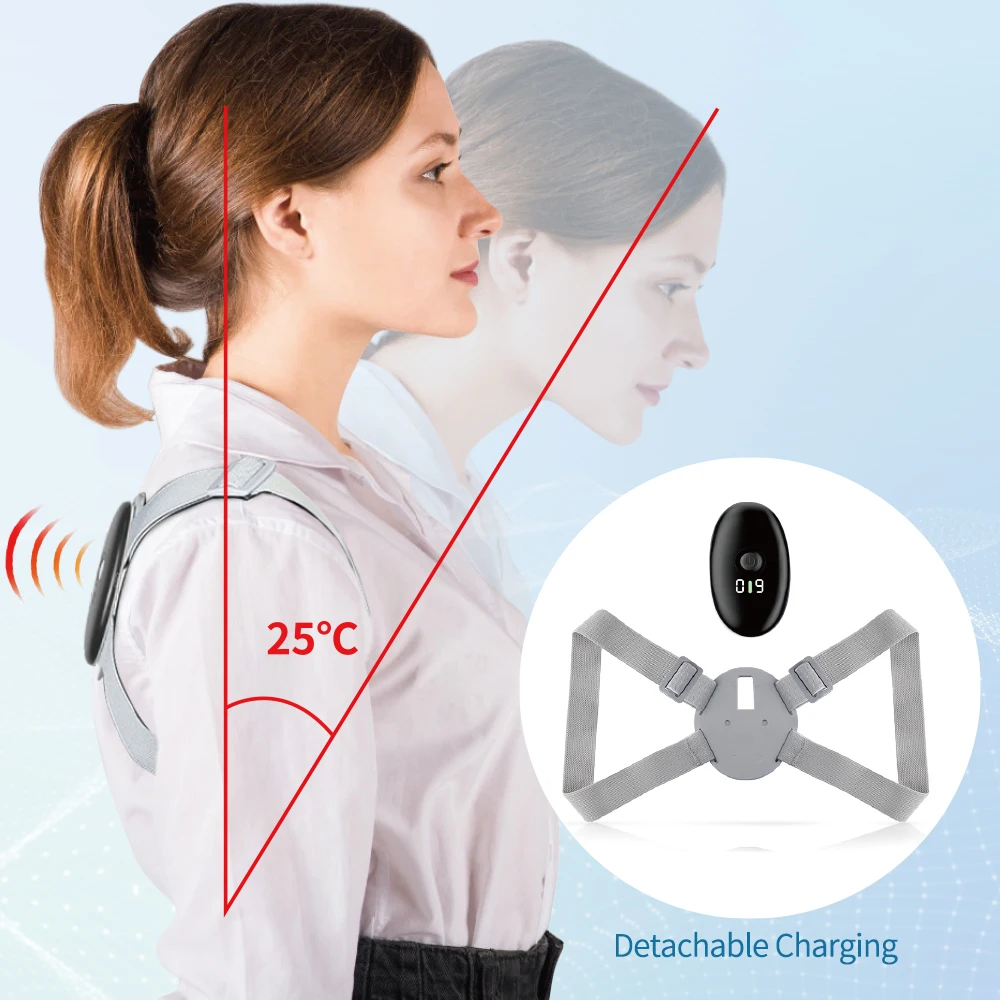 Ready to Ship Adjustable Smart Back Brace Spinal Support Posture Corrector Belt Posture Corrector Device for Men and Women - Image 4