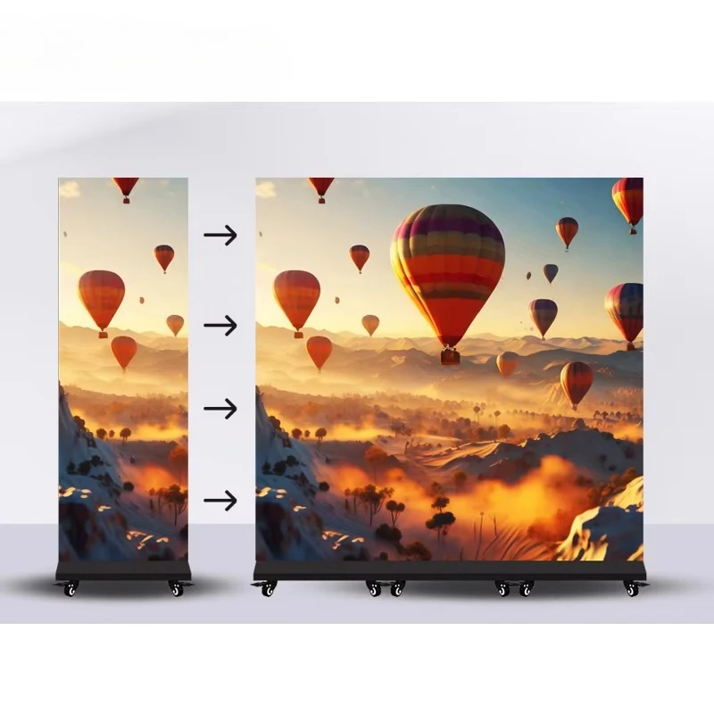 High Brightness Outdoor LED Poster Display Stand with Animation-Digital Signage Video Advertising Screen for Marketing Promotion - Image 4