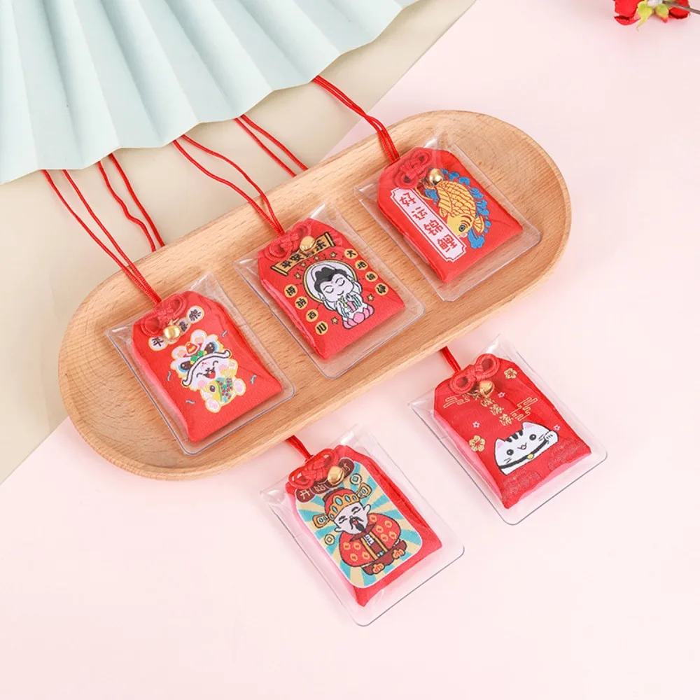 Japanese Prayer Lucky Charm Omamori Pray Fortune Chinese Pendant Health Beauty Couple Keychain Friend Kid Gift - Image 4