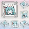 Keycap Hatsune Miku Cross Light Transmitting Single Personalized Clear Keycap For Wooting Nightmare Mechanical Gaming Keyboard