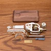 Stirling Engine Model Physics Heat Power Toy, External Combustion Generator Science Experiment Kit, Creative Desk STEM Craft