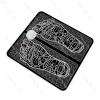 EMS Foot Massage Pad, Rechargeable Pulse Foot Massager Mat Plantar Physiotherapy Device OEM Custom