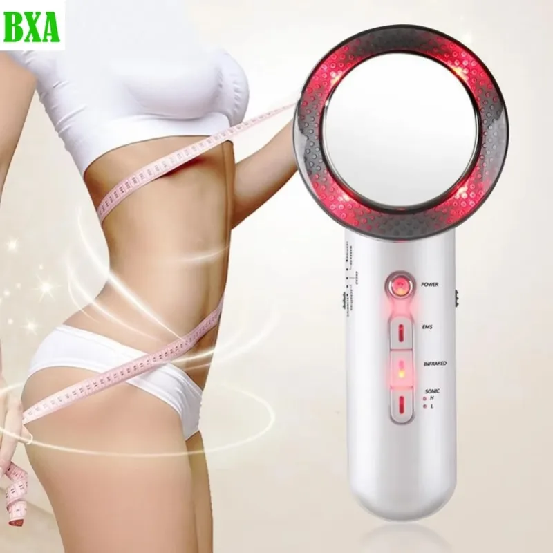 3 IN 1 EMS Ultrasound Cavitation Body Slimming Massager EMS Micro Current Weight Loss Far Infrared Facial Lifting Beauty Device - Image 3