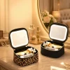 LED‑mirror Cosmetic Case Rechargeable Travel Makeup Organizer PU Dustproof Beauty Storage Bag Portable Toiletry Sorting Carrier