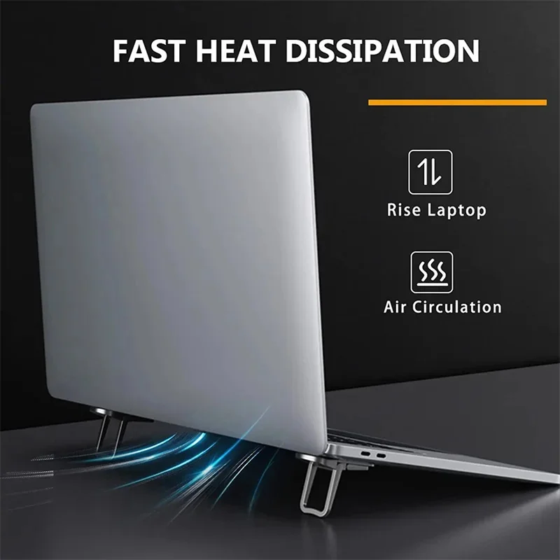 Portable Foldable Laptop Stand Computer Keyboard Holder Laptop Cooling Stand For Macbook Huawei Xiaomi Lenovo Notebook Bracket - Image 3